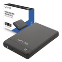 Capsula Disco duro 2.5" UNNO EN3213BK, Usb, 3.0, Hdd, Slim, Sata,  Nuevo, garantia 1 año