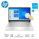 Laptop HP  15-DY2031Touch i3-1115G4, hasta 4.1Ghz, 11th Gen,  8Gb Ram,  256Gb SSD, 15.6"  HD,  Webcam, Usb -C, HDMI, Tec iluminado,  Windows 10, Color Silver, Nuevo, garantia 1 año