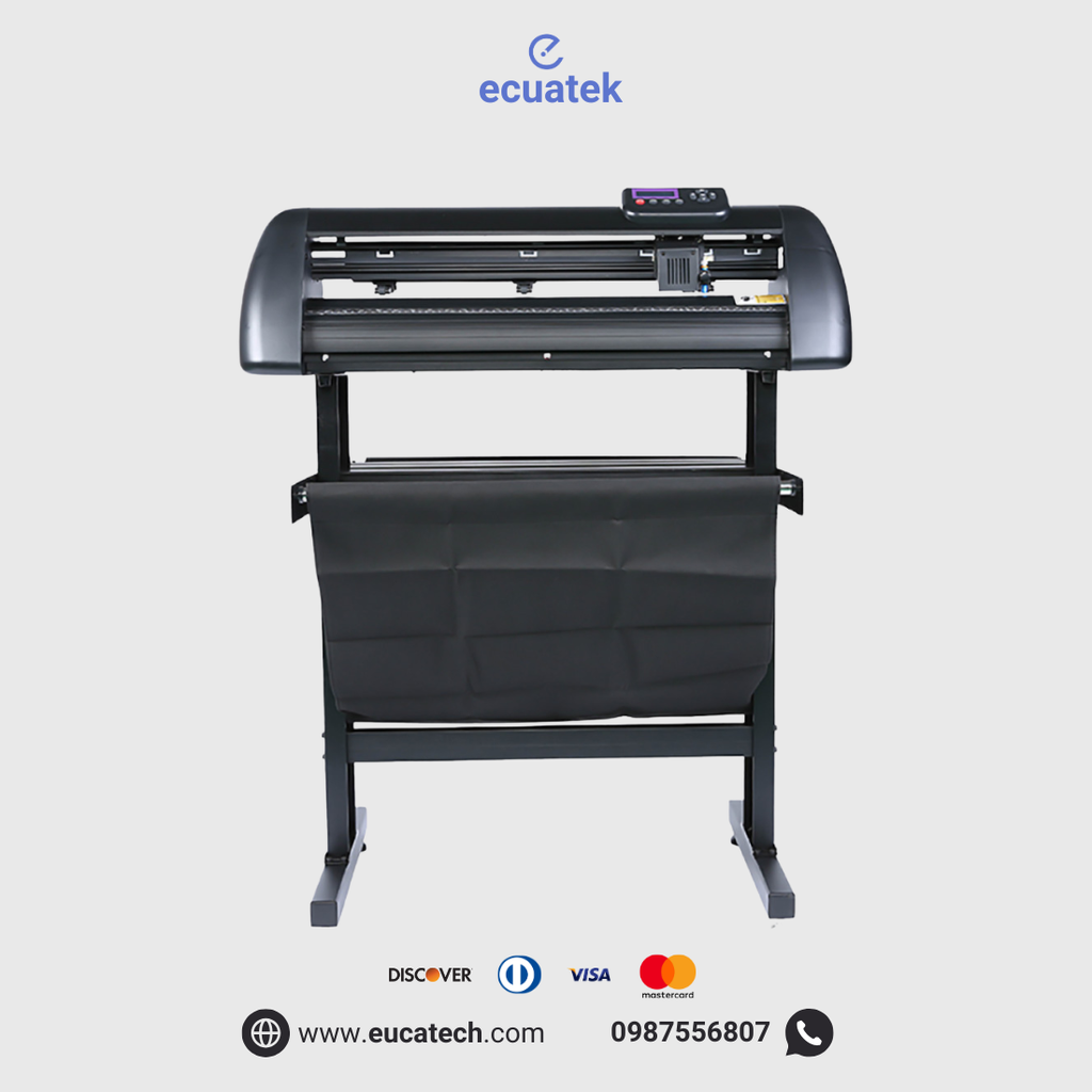 Plotter de Corte Sublime GC721ABJ: 72cm de ancho, 61cm de corte, Velocidad maxima de corte 800mm/s, Fuerza de corte 10 hasta 500g, materiales hasta 1 mm de grosor, puertos COM, USB, + U-Disk, Laser para contornos automatico, Incluye licencia Anycut