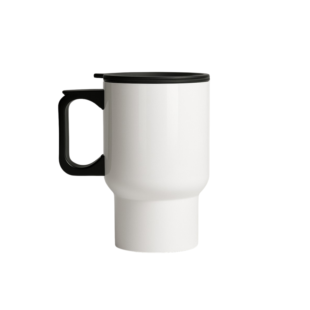 Jarro Termico Sublimable, 12oz, Blanco AAA, asa, tapa e interior plástico