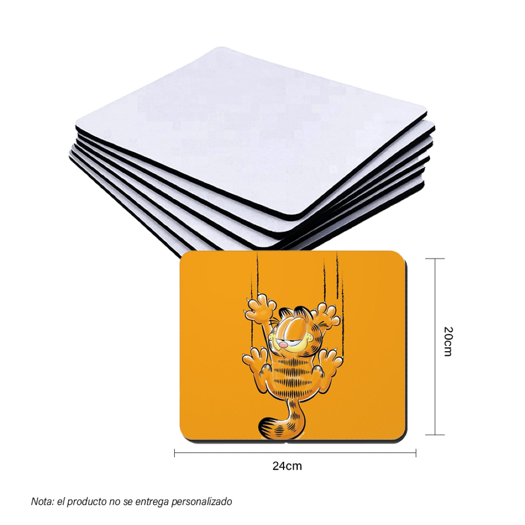 Mouse Pad en blanco para Sublimacion, Rectangular 20x24Cm*3mm Ancho, con antideslizante