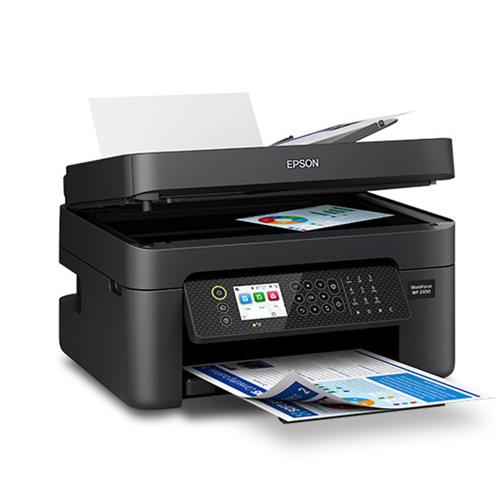 Impresora Epson Multifuncion WF-2950, A4, nueva, SELLADA sin sistema, para colocar llave CHIPLESS