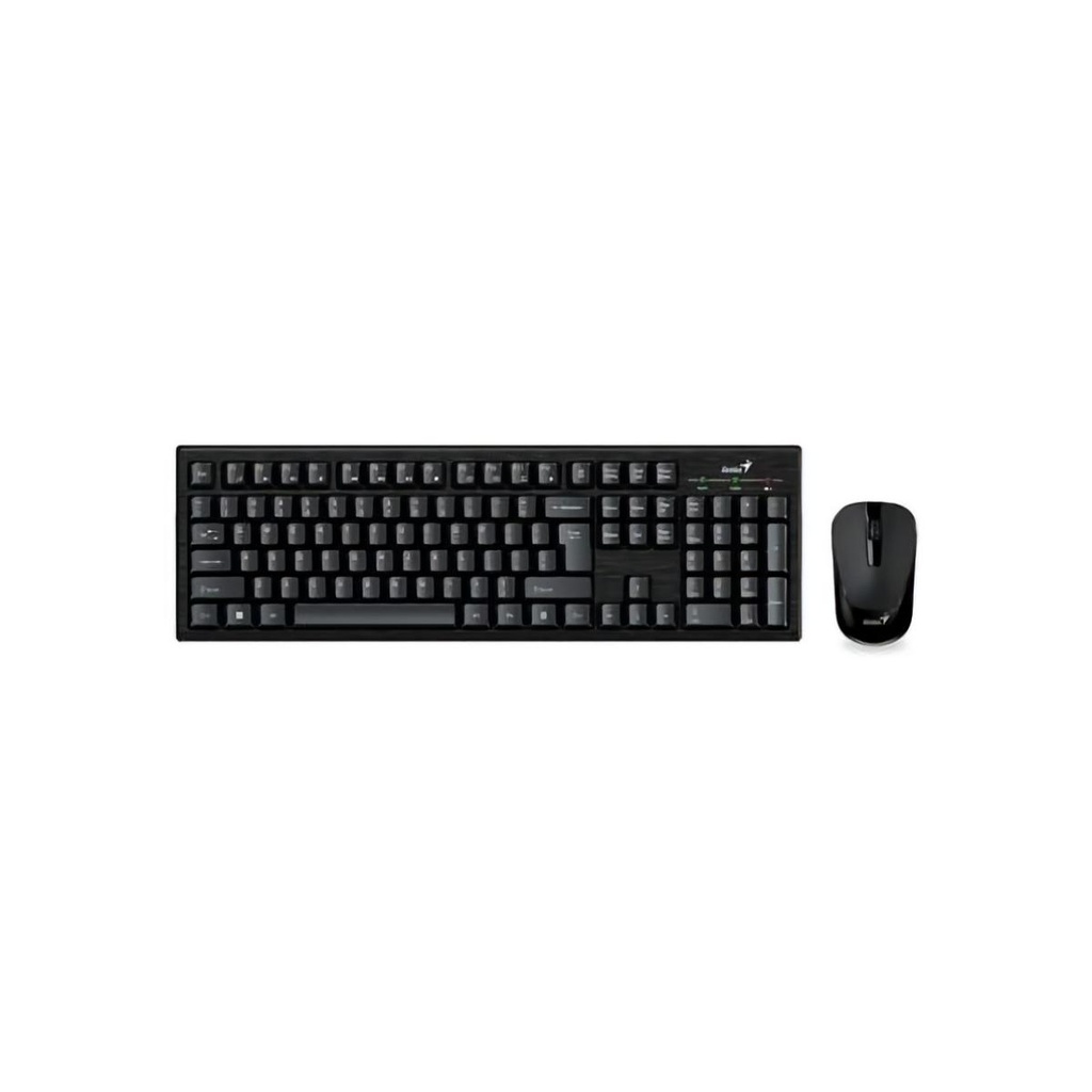 Combo Inalambrico Genius Km-8000SE, Teclado y Mouse, Negro, 2.4Ghz