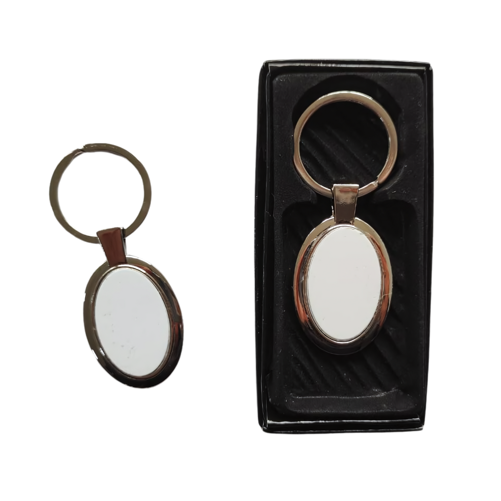 LLavero para Sublimación metálico con Caja individual