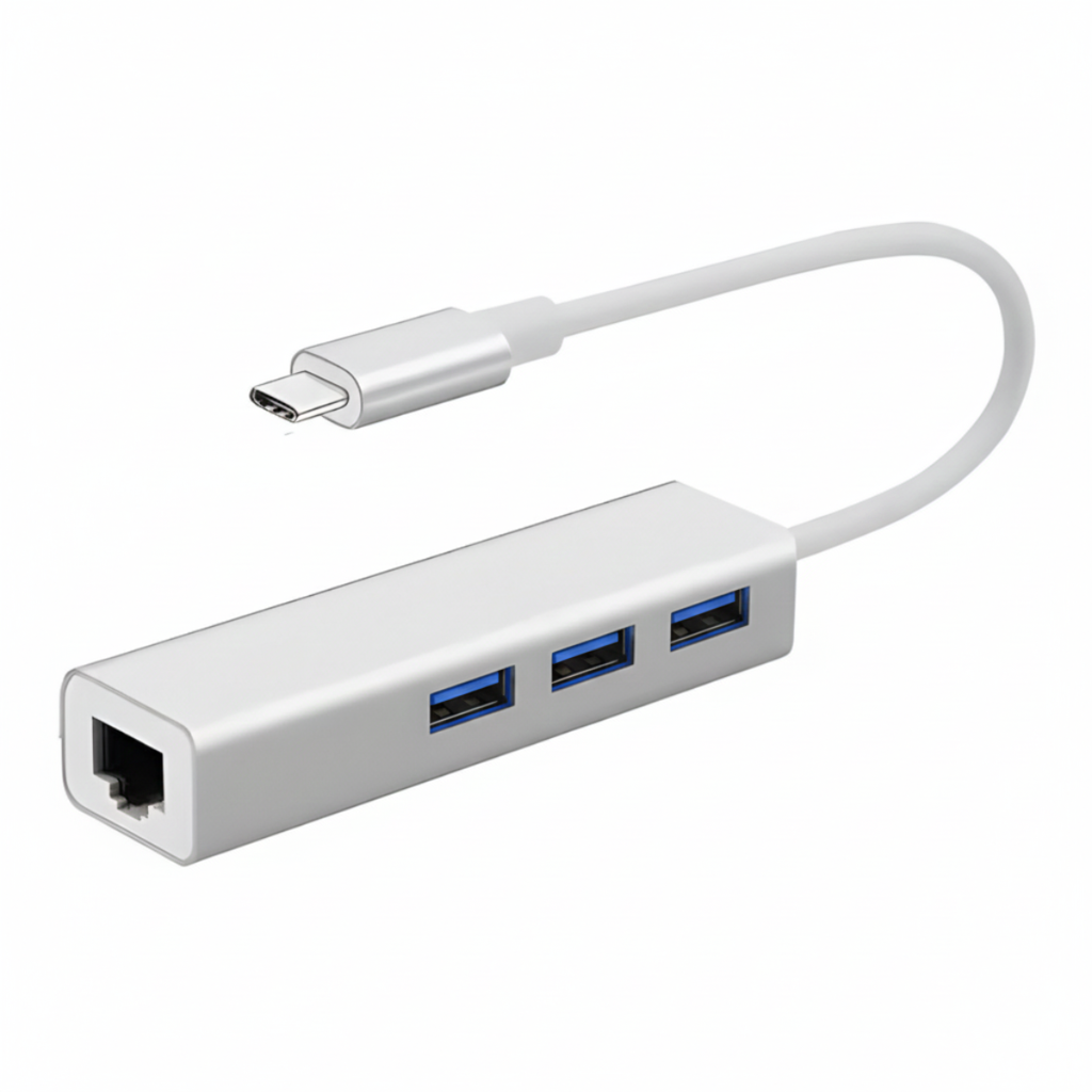 ADAPTADOR DE RED RJ-45 A USB 3.0 TRIPLE PUERTO USB