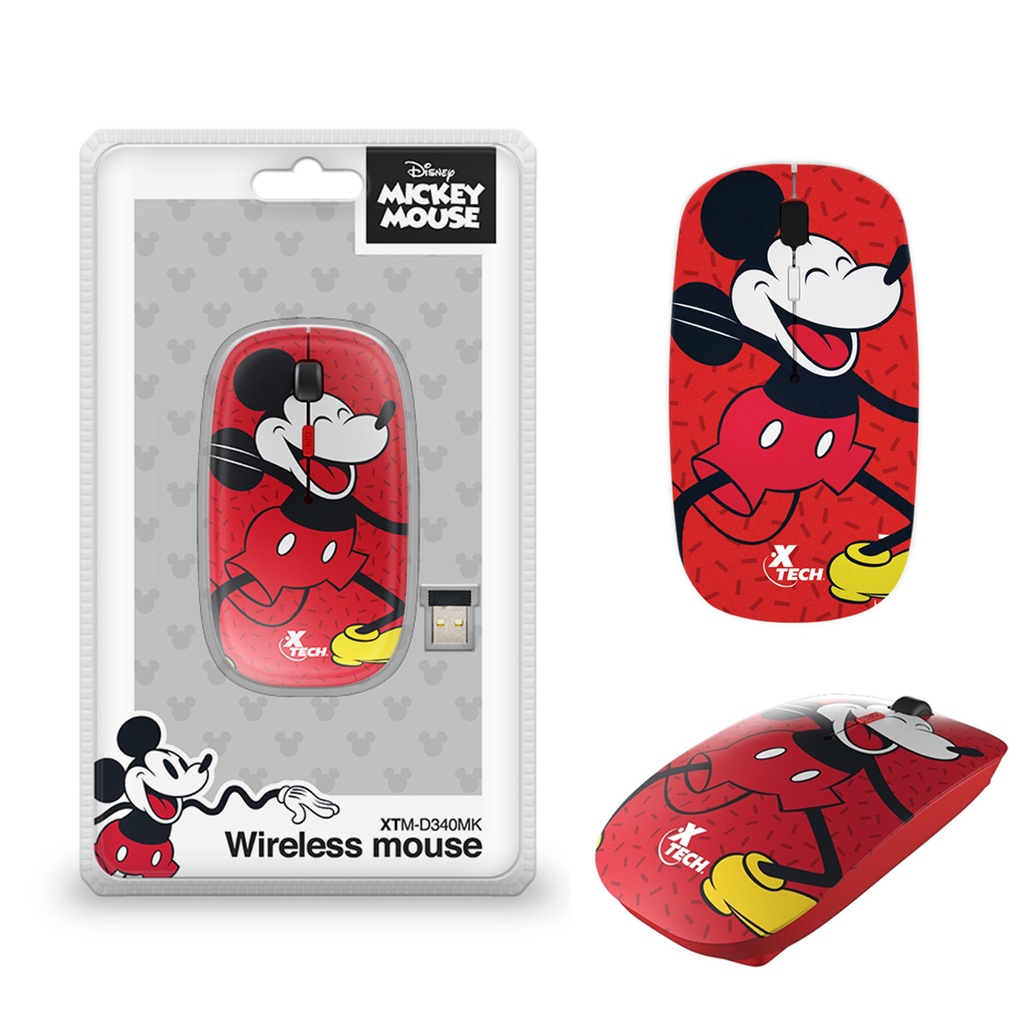 Mouse Xtech Inalámbrico Mickey Mouse Disney USB