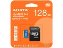 Memoria MicroSD Adata 128GB 1Premier A1 V10 / UHS-I Clase 10 / 2en1 / 100MB/s