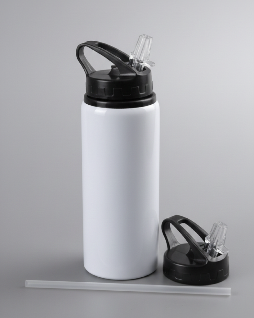 Tomatodo Deportivo de Aluminio Sublimable, 600ml, con sorbete