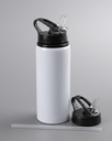 Tomatodo Deportivo de Aluminio Sublimable, 600ml, con sorbete