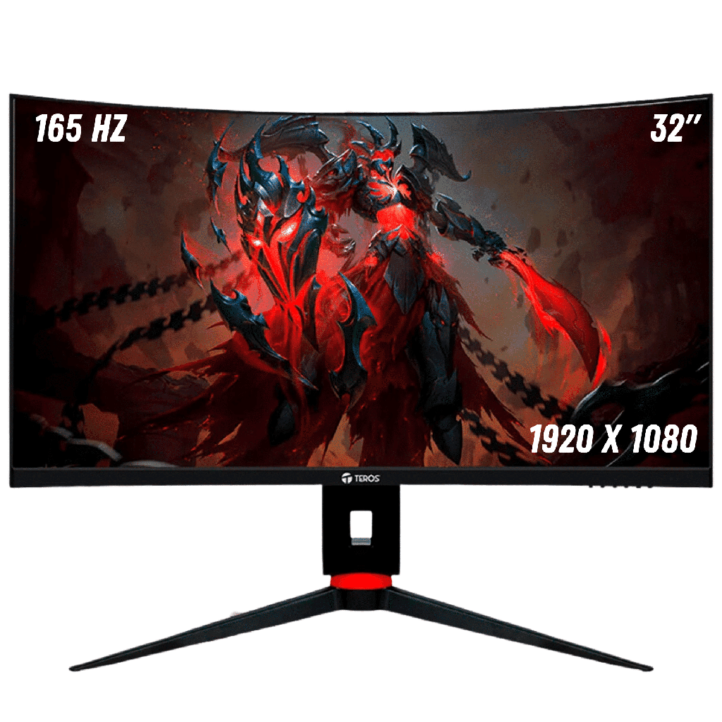 MONITOR TEROS TE-3215G 32 PULG GAMER  CURVO FHD 1920X1080  165HZ-1MS