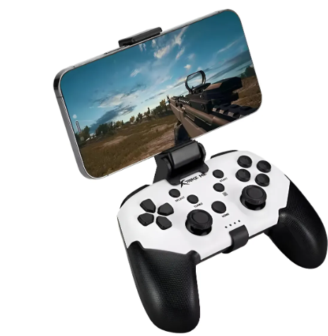 CONTROL DE JUEGOS XTRIKE ME GP-43 BT 4.0 BAT. 400MA TIPO-C 5H COMP. ANDROID IOS PC PS3 PS4 N-SWITH, CLIP TLFNO