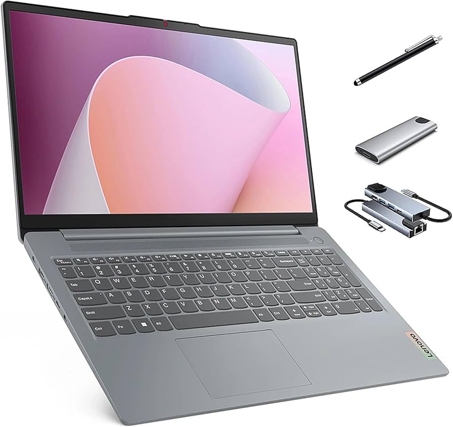 LAPTOP LENOVO PORTATIL IDEAPAD SLIM 3 15AMN8 RYZEN 3 7320U 8GB 512GB 15.6 WINDOWS 11 ART GREY