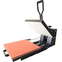 Plancha Sublimadora - Estampadora -Termofijadora Manual 38X38cm con bandeja deslizable/ 110V