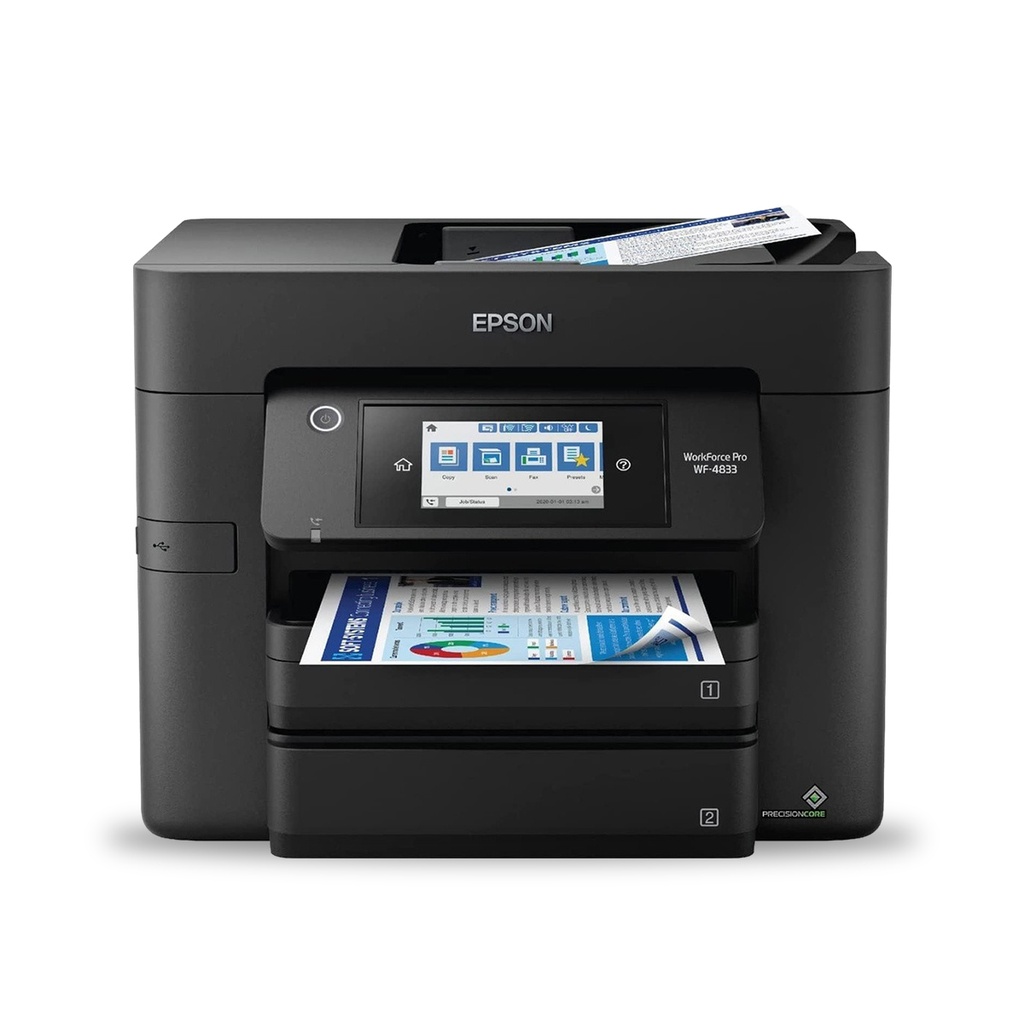 Impresora Epson Multifunción Multifunción Pro WF-4833 A4 modificada para colocar llave Chipless