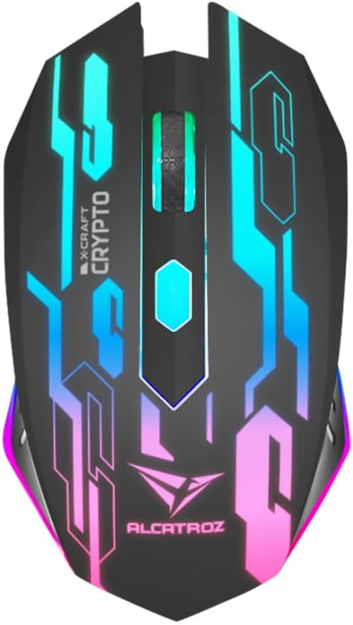 Mouse Gamer Inalámbrico Alcatroz XCraft Cypher 2400DPI