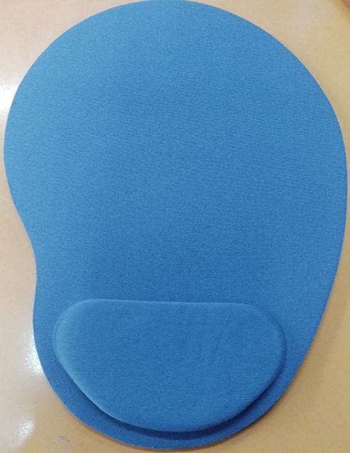 Mouse Pad con apoya muñeca, Ergonomico, Suave y de larga durabilidad, Azul