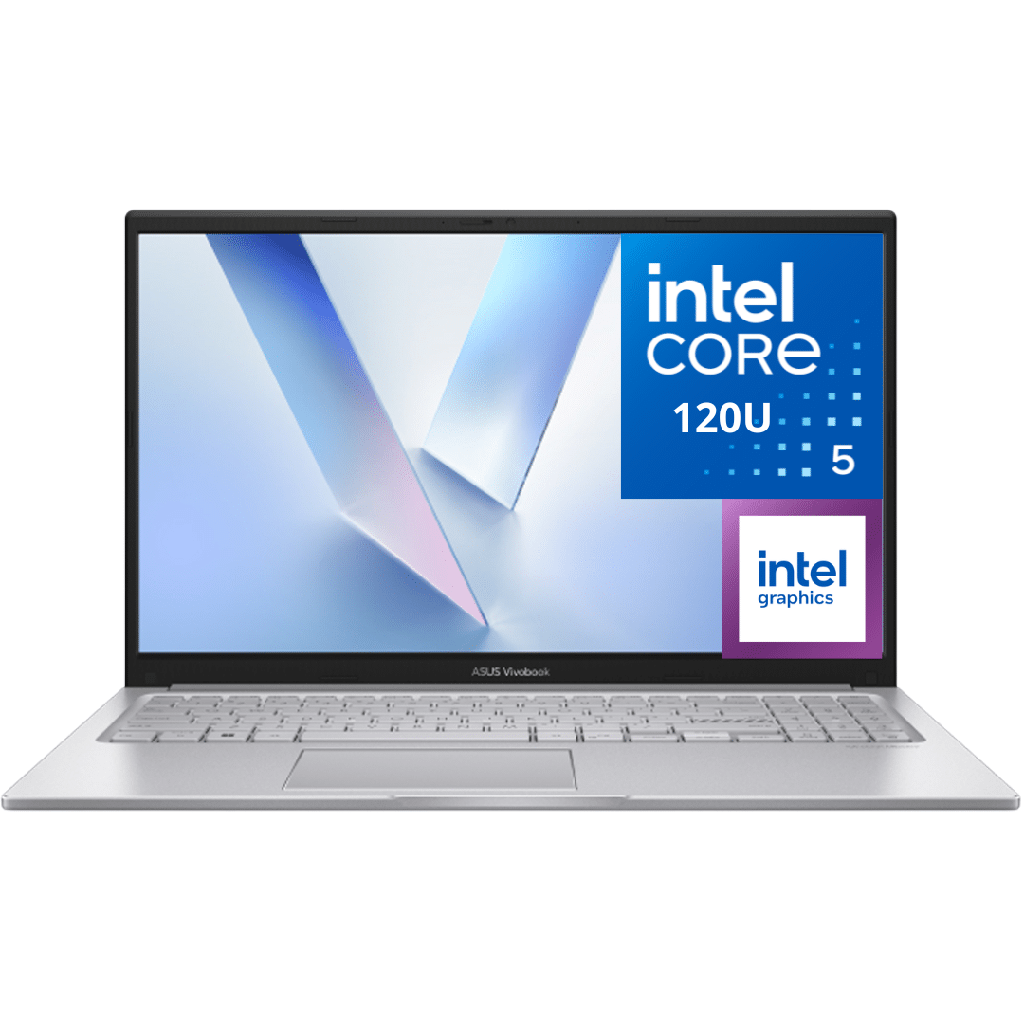 LAPTOP ASUS X1504V-BQ3132 CORE 5 120U 16GB RAM 512GB SSD,15.6"FHD, SILVERM GRATIS MOCHILA Y MOUSE