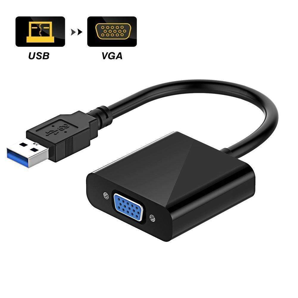 ADAPTADOR USB 3.0 A VGA NEGRO