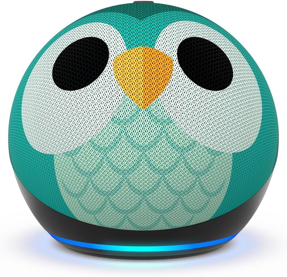 PARLANTE AMAZON ECHO DOT KIDS 5TA. GEN. CON ALEXA, SENSOR TEMPERATURA 342G