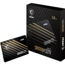 DISCO SSD MSI SPATIUM S270 - 240 GB - interno - 2.5" - SATA 6Gb/s