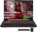 LAPTOP ASUS TUF GAMING A16 FA607NUG-RL181  R7-7445HS 16G 512SSD VIDEO GEOFORCE RTX4050 6GB, PLATA, GRATIS MOUSE ASUS