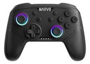 Control de Juegos MARVO GT-80  BT JOYSTICKS RGB VIBRACION DUAL, BAT. 800mAh COMPATIBLE CON SWITCH, PC, Android