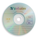CD-R OPTICO VERBATIM 96524 2.00 80MIN 700MB 52X