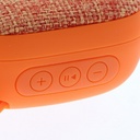 Parlante XTECH XTS-600 Bluetooth, microfono incorporado,Ultracompacto, color naranja, Nuevo, garantia 1 año