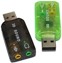 Tarjeta de Sonido Usb 5.1 Canales Adaptador Audio Virtual 