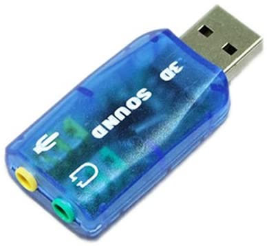 Tarjeta de Sonido Usb 5.1 Canales Adaptador Audio Virtual 