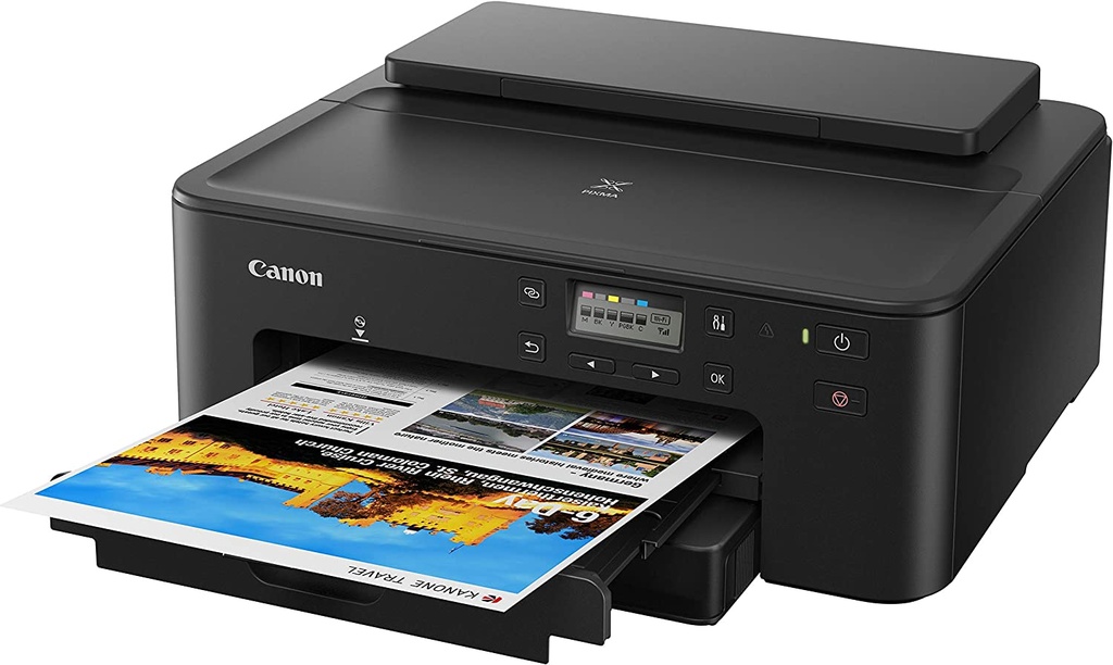 Impresora inalambrica Canon Pixma TS702a, Duplex, Velocidad de impresion 15ppm, color negro, sellado