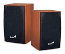 Parlante Stereo GENIUS SP-HF160 MADERA 4W (2Wx2), Control de Volumen Usb	