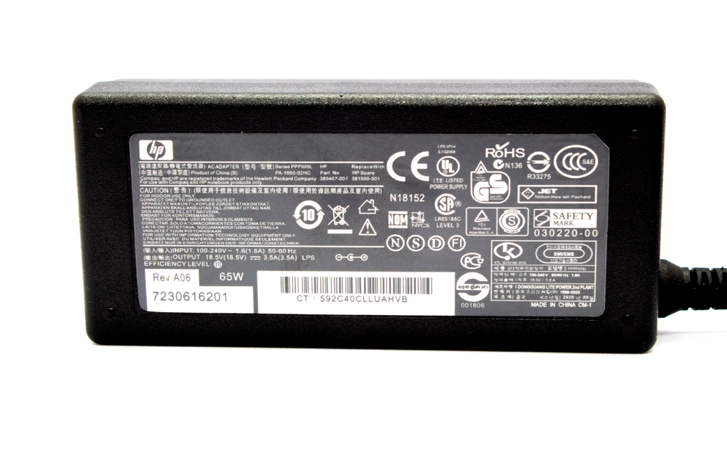 Cargador -Para - Laptop -HP-Original- Punta - de - Aguja - CR