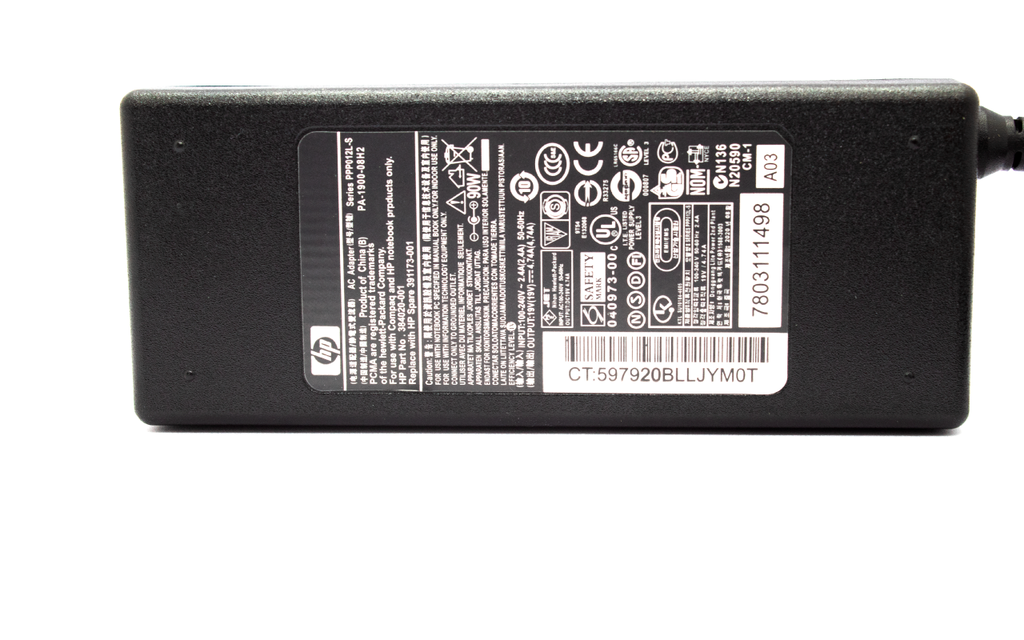 Cargador  Laptop HP 19V 4.74A 7.4x5.0mm 90W Punta Aguja, Original 