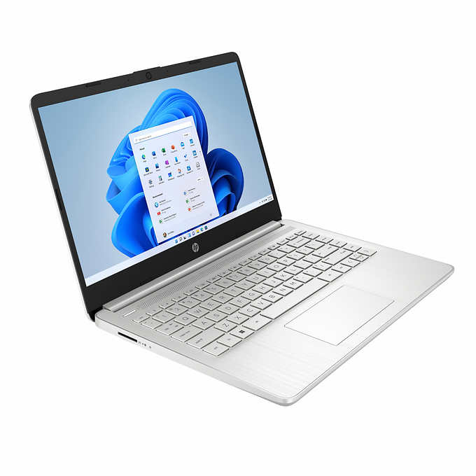 Laptop HP 14DQ5012LA Core™ i3 1215U, 12Va Gen, Ram 8Gb, Disco SSD 512Gb, 14" FHD, Usb-C, WiFi, RJ45, HDMI, Cámara web HD, Bluetooth, Windows 10, Color Silver