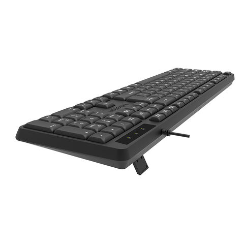 Teclado Usb K200, Impermeable, Ergonomico, compatible window Xp, Vista, SO, Mac