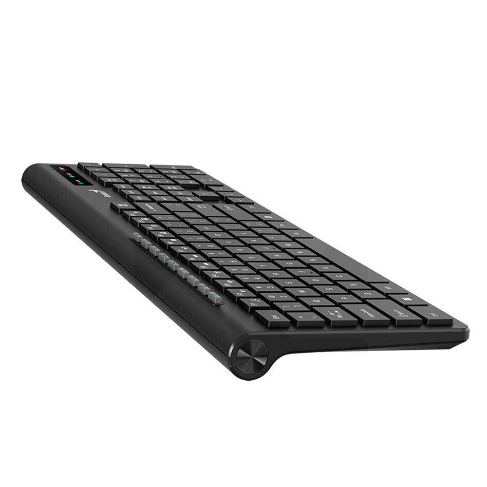 Teclado Inalambrico Genius Slim Start 7230, color negro, 2.4GHZ,  Teclas Multimedia, Win y Mac