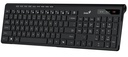Teclado Inalambrico Genius Slim Start 7230, color negro, 2.4GHZ,  Teclas Multimedia, Win y Mac