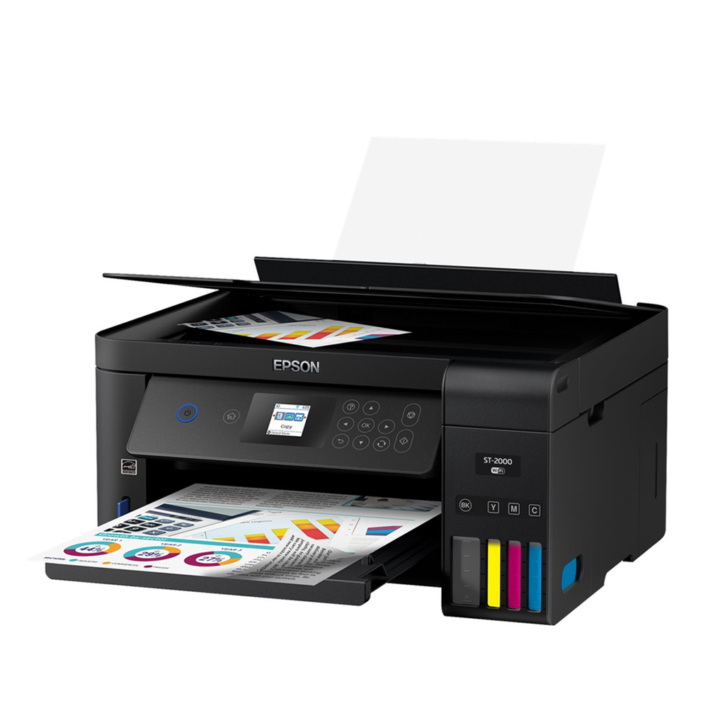 Impresora Epson WorkForce ST-2000, Multifuncional, Inalambrica, Duplex, Wifi, Usb,  10-15 PPM, Sistema Original, Nuevo, Sellado, garantia 1 año