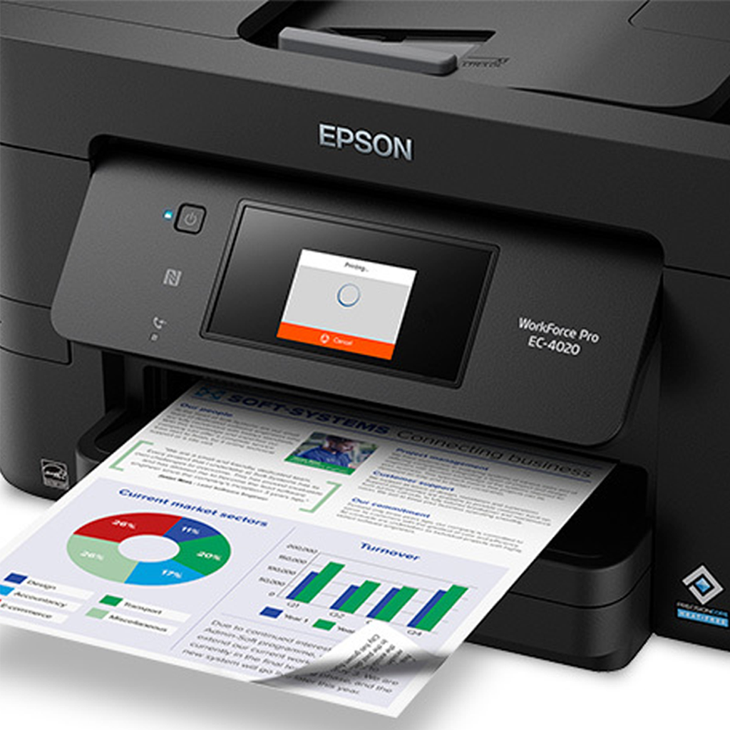 Impresora Epson WF Pro EC-4020DWF Ecotank Tinta Fotográfica