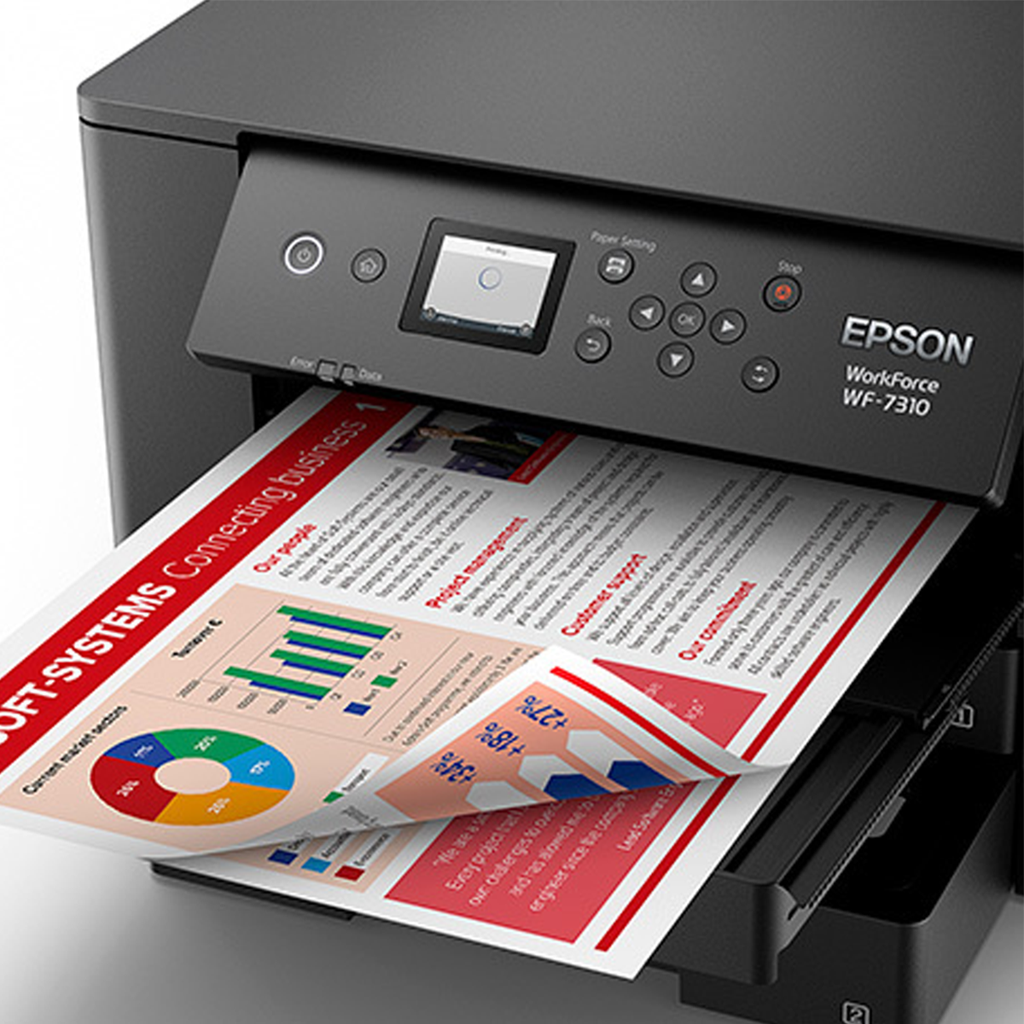 Impresora Epson WF-7310DTW A3-A4 Sistema Continuo Tinta Sublimación