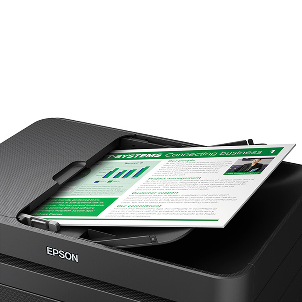 Impresora Epson WF-2930DWF: Multifuncion impresora-copiadora-escaner-fax, dúplex en impresión, USB, Wifi, Impresión móvil, Pantalla a color, bandeja posterior hasta 100 hojas, 33 pg/min Monocromo, 18 pg/min Color, SELLADA, para colocar llave CHIPLESS