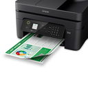 Impresora Epson WF-2930DWF: Multifuncion impresora-copiadora-escaner-fax, dúplex en impresión, USB, Wifi, Impresión móvil, Pantalla a color, bandeja posterior hasta 100 hojas, 33 pg/min Monocromo, 18 pg/min Color, SELLADA, para colocar llave CHIPLESS