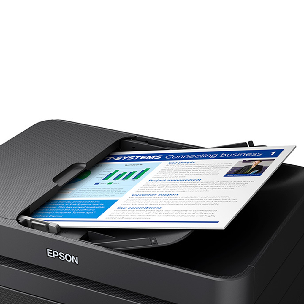 Impresora Epson WF-2950: Multifuncion impresora-copiadora-escaner fax, Duplex en impresion A4, Wifi, USB, Pantalla color, Bandeja posterior 150 hojas, 33 paginas/minuto Black, 20 paginas/minuto Color, nueva, SELLADA sin sistema, para colocar llave CHIPLESS