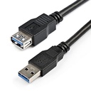 Cable Extension USB Macho A a Hembra A,  2.0, 1.80mts, 