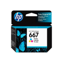 Cartucho HP 667,  Tricolor, 3YM78AL
