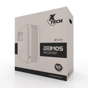 Case Pc Gaming Deimos Atx Xtech XT-GMR3, Cubierta Metalica, Panel lateral Acrilico transparente, Usb 3.0*2Puertos2.0 1P HD