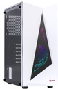 Case Pc Gamer Marvo CA-119WH, Cubierta Metalica, Panel lateral plastico, Frontal metalico, Usb 3.0, 2Usb 2.0, Black Malla y led Rgb, Audio HD, Usb 3.0 y 2.0, color Blanco