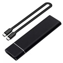 Encluoser M.2 Dual Usb & C para Discos M.2 SSD 3.1, Puerto C y Usb, Negro