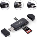 Lector de Tarjetas MicroSd OTG Multiple
